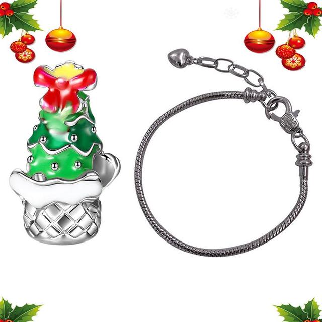 Christmas Beads Bangle Bracelet Making Kit For Beginners Pendants For Women  Adults - AliExpress